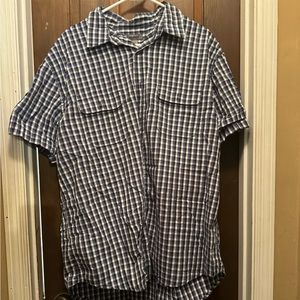 Men’s Short Sleeve XXL Striped Button Down Spring Mercer Shirt